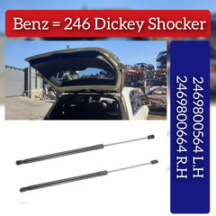 Rear Tailgate Trunk Lid Return Shock Spring Left 2469800564 Right 2469800664 Compatible with MERCEDES-BENZ B-CLASS Sports Tourer (W246, W242)