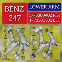 Front Lower Control Arm (Set Of 2) Left 2473305300 1773300302 & 1773300402 Right 2473305400 1773300402 Compatible with MERCEDES-BENZ A-CLASS (W177) & B-CLASS (W247)
