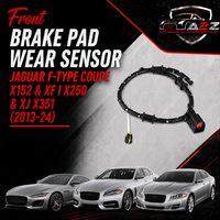 Front Brake Pad Wear Sensor C2P17004 C2Z16061 Compatible With JAGUAR F-TYPE Coupe X152 & XF I X250  & XJ X351