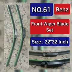 Front Wiper Blade Set (22'22 Inch) Compatible with MERCEDES BENZ Tag-WBF-61