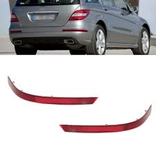 Rear Bumper Reflector Compatible With Mercedes-Benz R-Class W251 (2009-2013) Rear Bumper Reflector Left 2518200174 & Right 2518200274