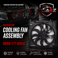 Radiator Cooling Fan Assembly 17428618242 Compatible With BMW E71 W850