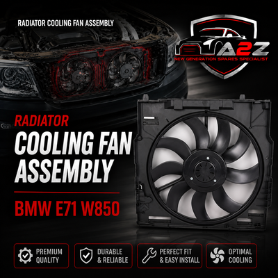 Radiator Cooling Fan Assembly 17428618242 Compatible With BMW E71 W850