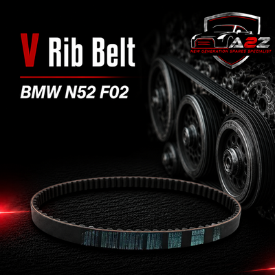 V-Ribbed Belt 11287628655 Compatible With BMW N52 F02