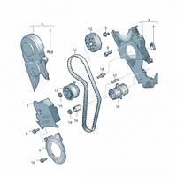TIMING BELT KIT CT1028K3 038198119G Compatible With VW JETTA III (1K2) | BORA | VENTO (CONTINENTAL)