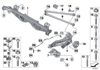Rear Left/Right ABS Wheel Speed Sensor 34526773020 34526793820 34526851501 Compatible With MINI R56