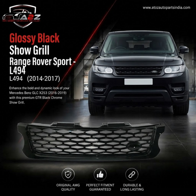 Glossy Black Show Grill LR062238 Compatible With Range Rover Sport - L494 (2014-2017) Tag No.42