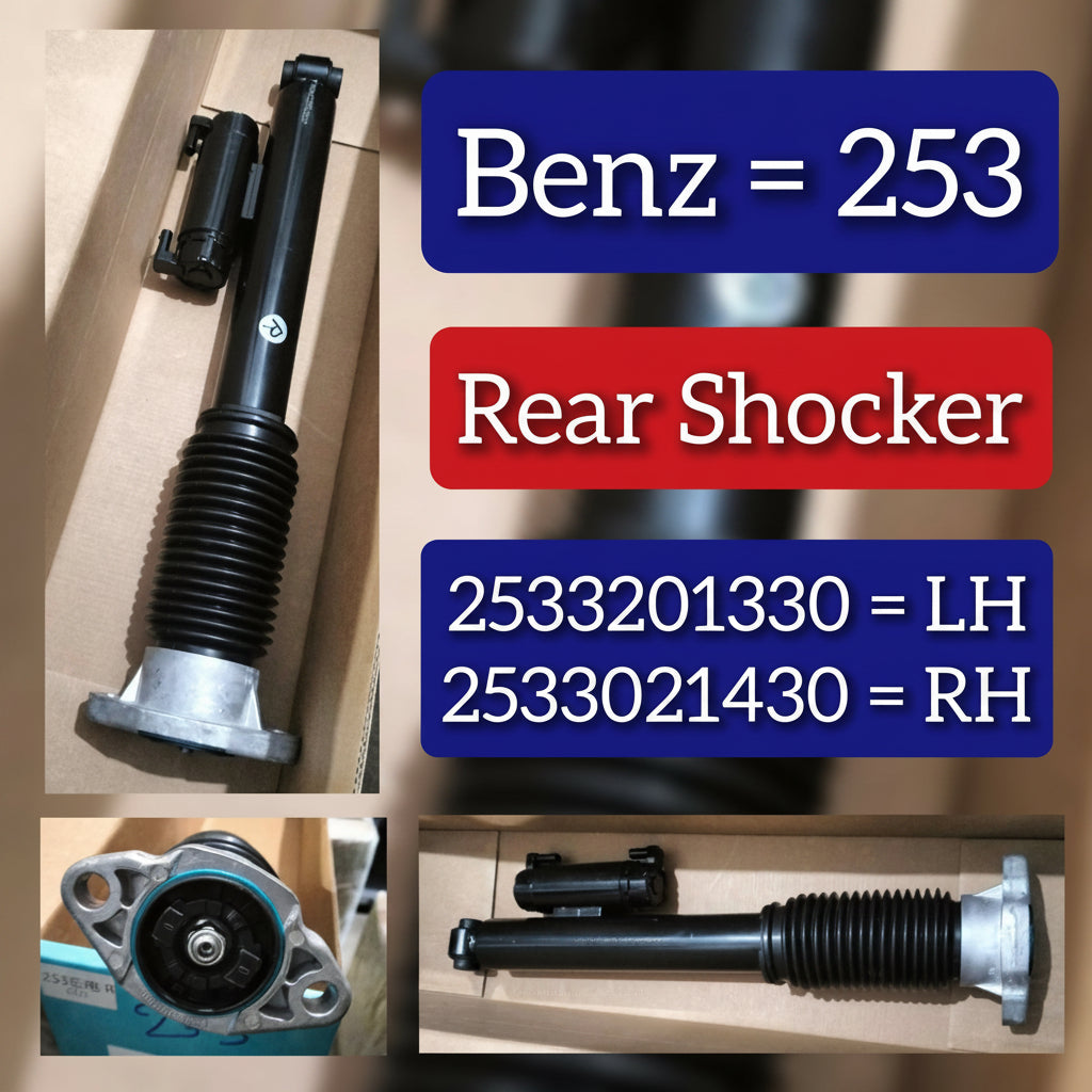 Rear Right Air Suspension Electric Shock Absorber Strut 2533201430 2533201001 A2533201430 A2533201001 Compatible With MERCEDES-BENZ GLC X253