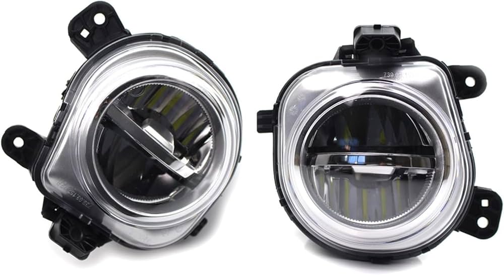 Fog Lamp Fog Light Left 63177317251 & Right 63177317252  Compatible With BMW X3 F25 X5 F15 2014-2016 Tag-FO-72