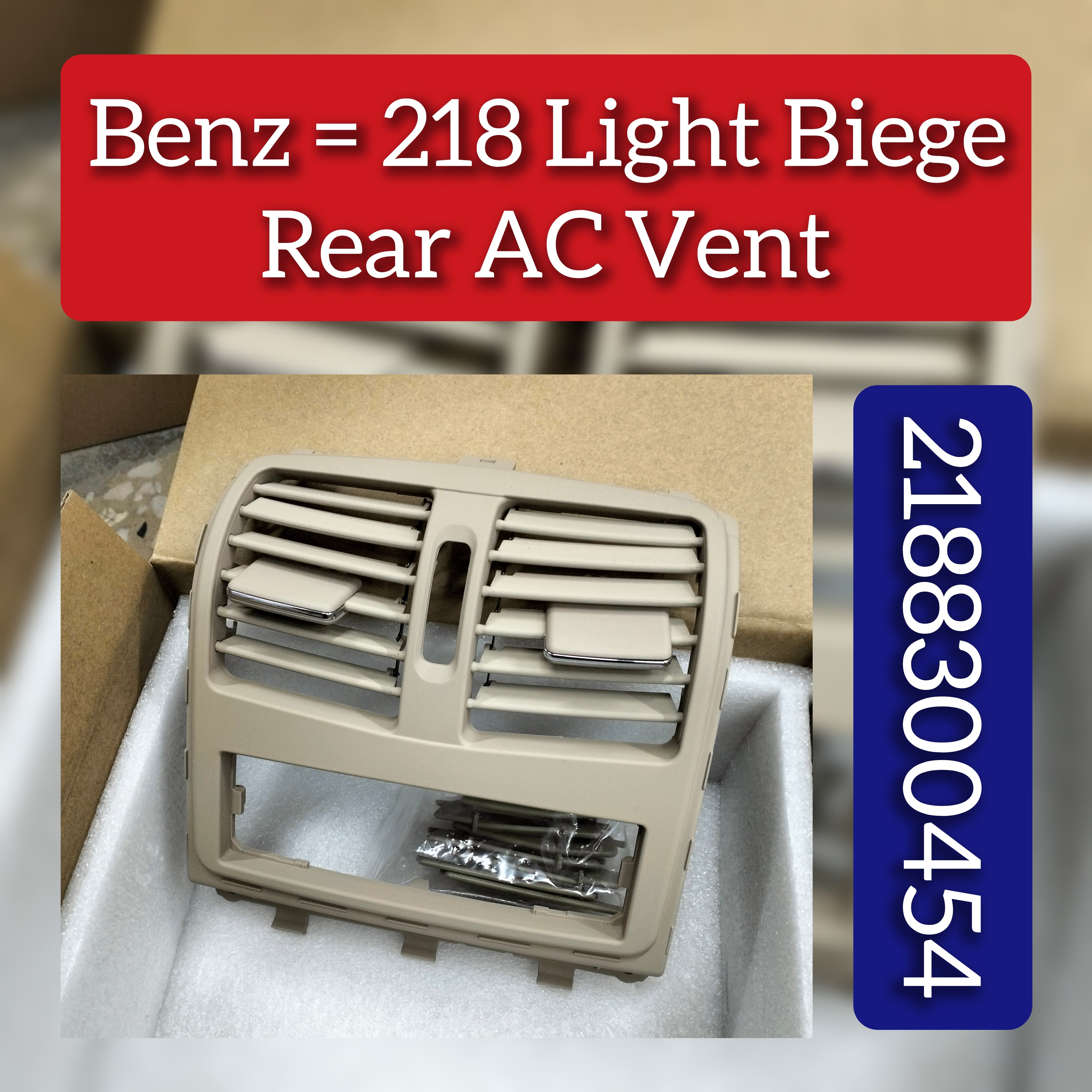Light-Beige Ac Vent Grille Rear 2188300454  Compatible With MERCEDES BENZ CLS C218