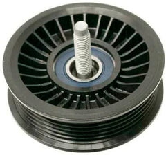 Belt Idler Pulley 4R8Q19A216AC Compatible with JAGUAR XF I (X250) & XJ (X351) & LAND ROVER RANGE ROVER SPORT II (L494) & RANGE ROVER VELAR (L560) & DISCOVERY V (L462) & RANGE ROVER III (L322)