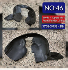 Front Right fender Liner 3TD809958 Compatible With SKODA Superb N.M