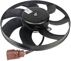 Engine Cooling Fan Motor Fan Assembly (Small) 3C0959455G 1K0959455ET Compatible With AUDI A3 & TT (8J3) & SKODA OCTAVIA II (1Z3) | LAURA & SUPERB II (3T4) &VW JETTA III (1K2)