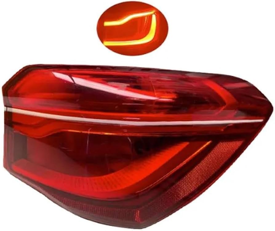 Tail Light Rear Lamp Compatible With BMW X1 (F48) Tail Light Rear Lamp Left 63217350711 & Right 63217350712