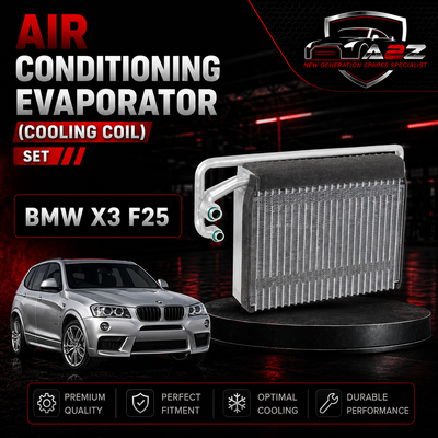 Air Conditioning Evaporator (Cooling Coil) 64119262433 Compatible with BMW X3 F25 & F26 X3 Tag No.104