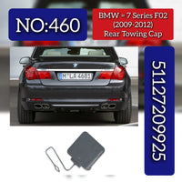 Rear Bumper Tow Towing Hook Cover Cap 51127209925 Compatible With BMW 7 Series (F01,F02,F03,F04) (2009-2012) Tag No.460