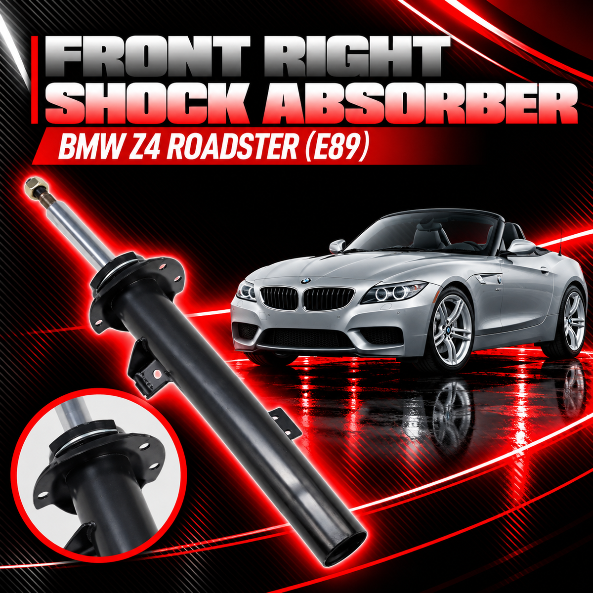 Front Right Shock Absorber 31316784918 31316790046 Compatible With BMW Z4 Roadster (E89) (1PCS)