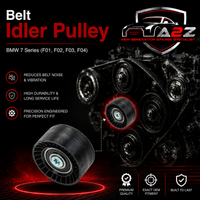 Belt Idler Pulley 11287559887 Compatible with BMW 7 Series (F01, F02, F03, F04)