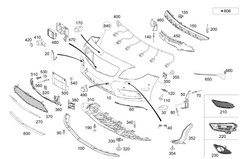 Front Camera Bracket Left 1178857900 Right 1178858000 Compatible With Mercedes Benz  CLA C117