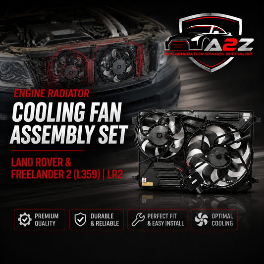 Engine Radiator Cooling Fan Assembly LR011905 & LR002660 Compatible With LAND ROVER & FREELANDER 2 (L359) | LR2