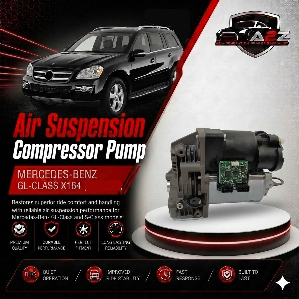 Air Suspension Compressor Pump 1643201204 1643200004 1643200304 1643200504 1643200204 Compatible With MERCEDES-BENZ GL-CLASS X164