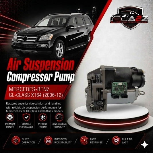 Air Suspension Compressor Pump 1643201204 1643200004 1643200304 1643200504 1643200204 Compatible With MERCEDES-BENZ GL-CLASS X164