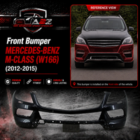 Front Bumper A1668851425 1668851425 Compatible With MERCEDES-BENZ M-CLASS (W166) 2012-2015 No :- 231