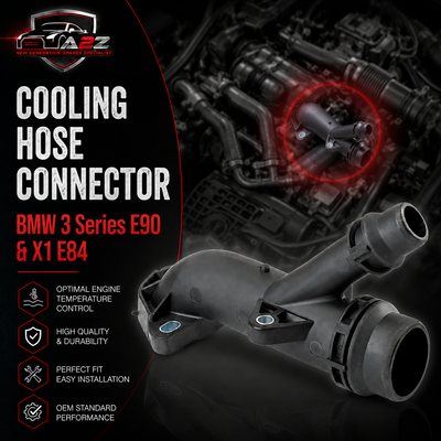 Cooling Hose Connector 11537560130 11537505055 Compatible With BMW 3 Series E90 & X1 E84 Tag-E-83