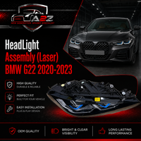 Complete Headlight Assembly (Laser) Left 63115A0F8C1 & Right 63115A0F8C2 Compatible With BMW G22 2020-2023