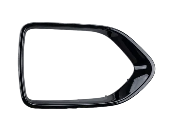 Glossy Black Fog Cover Chrome Set Left T2H45353 & Right T2H45351 Compatible With Jaguar XF (2021-2024) Tag No.627