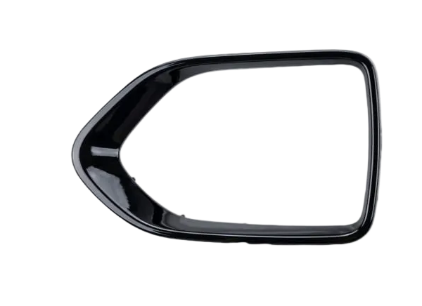 Glossy Black Fog Cover Chrome Set Left T2H45353 & Right T2H45351 Compatible With Jaguar XF (2021-2024) Tag No.627