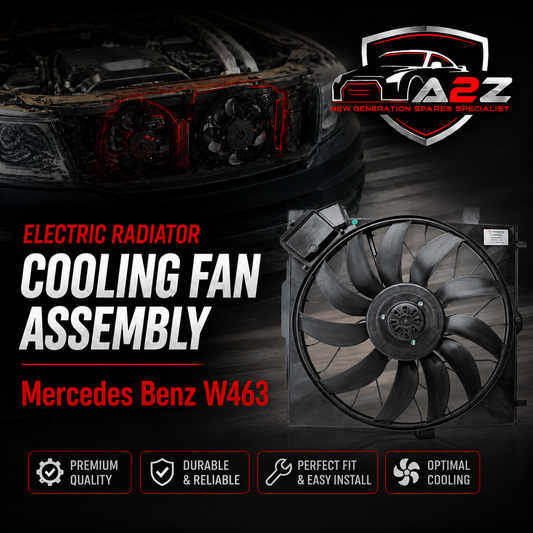 Electric Radiator Cooling Fan Assembly 4635000293 Compatible With Mercedes Benz W463
