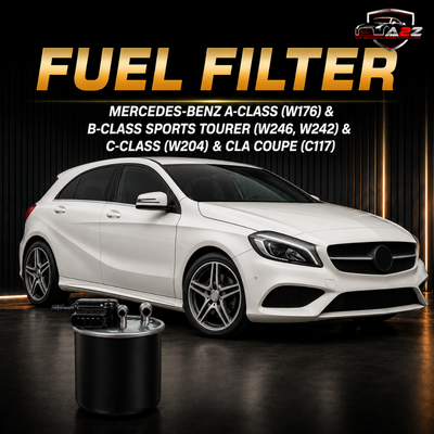 Fuel Filter 6070901252 & 6420904852 & 6420906352 & 6420906452 & KL942 A6070901252 A6420906452 Compatible With MERCEDES-BENZ A-CLASS (W176) & B-CLASS Sports Tourer (W246, W242) & C-CLASS (W204) & CLA Coupe (C117)  Tag : 67