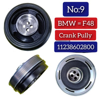 Crankshaft Pulley 11238602800 Compatible With BMW 2 Active Tourer (F45) & 2 Gran Tourer (F46) & X1 (F48) Tag-CP-09