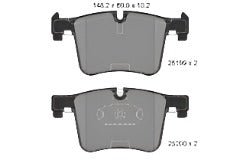 Front Brake Pad 34114073936 2519901 P06075 Compatible With BMW 1  Series  F20 3 Series F30  & 3 Gran Turismo F34 & X3 F25