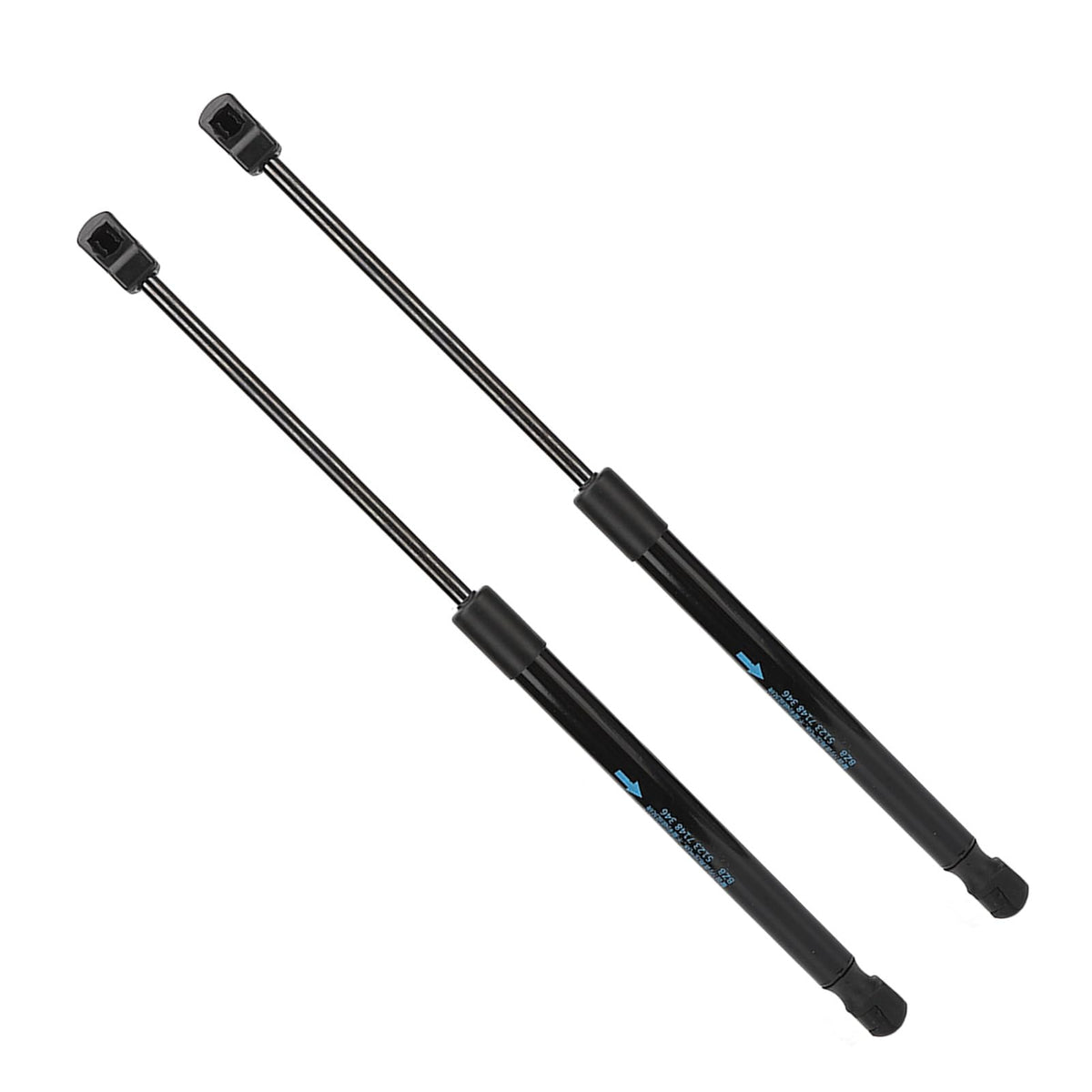 Front Bonnet Hood Strut Set 51237148346 Compatible With BMW X5 (E70) & X6 (E71, E72)