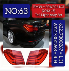 Tail Light Rear Lamp Compatible With BMW 7 Series F01,F02, F03,F04 LCI 2012-2015 Tail Light Rear Lamp Left 63217300267 & Right 63217300268