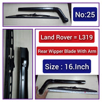 Rear Wiper Blade (16 Inch) With Arm Compatible with Land Rover Discovery (L319)  Tag-WBR-25