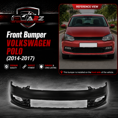 Front Bumper 6C0807221 Compatible With VOLKSWAGEN POLO (2014-2017)