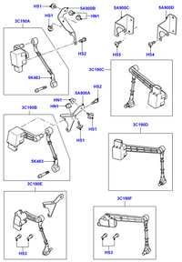 Height Level Sensor LR032106 Compatible With LAND ROVER RANGE ROVER III (L322)
