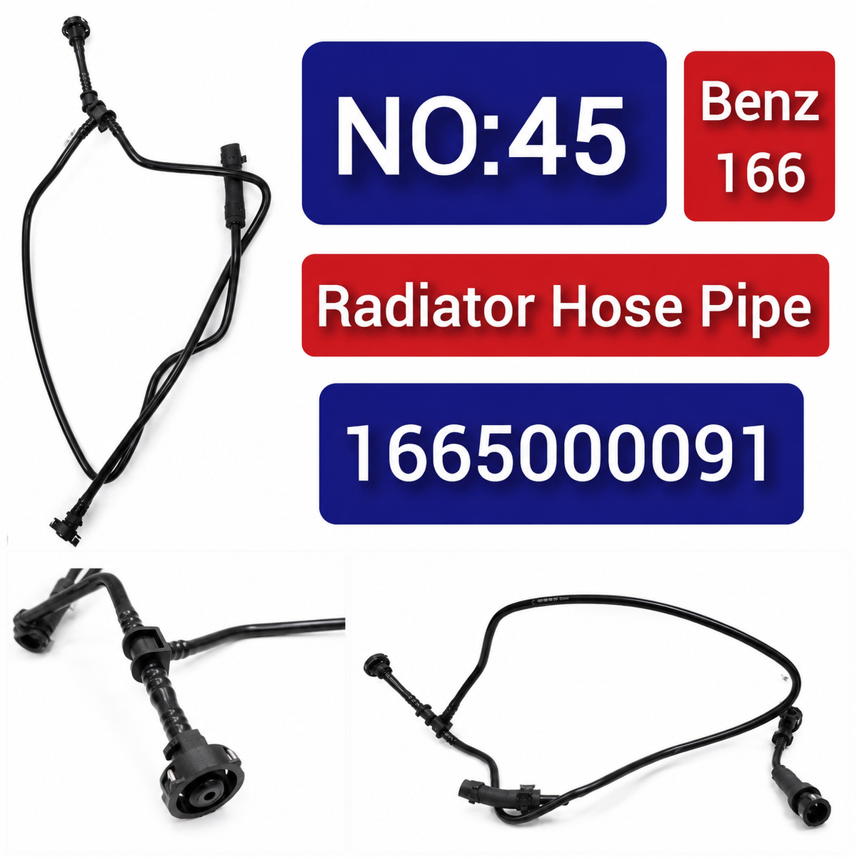 Coolant Hose Pipe 1665000091 A1665000091 For MERCEDES-BENZ GLS W166 Tag-H-45