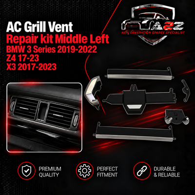AC Grill Vent Repair kit Middle Left Compatible With BMW 3 Series 2019-2022 Z4 17-23 X3 2017-2023