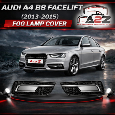 Fog Lamp Cover Left 8K0807681K & Right 8K0807682K 8E0807681F01C Compatible With AUDI A4 (2013-2015) Fog No.20 (2013-15)