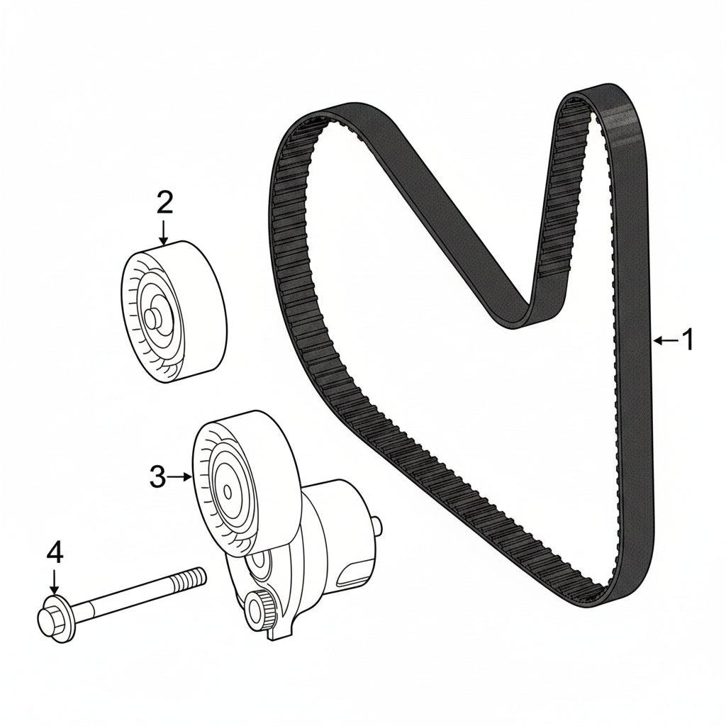 Belt Idler Pulley 2742020019 A2742020119 A2742020019 Compatible with MERCEDES-BENZ C-CLASS C-CLASS (W204) & C-CLASS (W205) & A-CLASS (W176) & A-CLASS (W177) Tag no : 12
