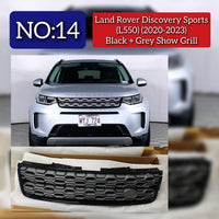 Black + Grey Show Grill Compatible With Land Rover Discovery Sports (L550) (2020-2023) Tag No.14