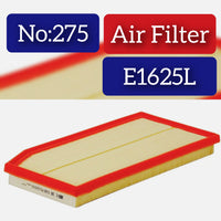 Air Filter E1625L & 2640940100 &  LX4872 Compatible With MERCEDES-BENZ C-CLASS (W205) &E-CLASS (W213) Tag No.275