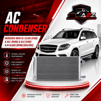 AC Condenser A0995000002 0995000002 Compatible with MERCEDES-BENZ GL-CLASS (X166) & GLE (W166) &  GLS (X166) & M-CLASS (W166) (642/651)