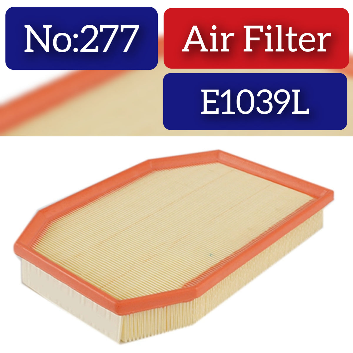 AIR Filter E1039L & 13717590597 & LX1741 Compatible With BMW 5 (F10) Tag.277