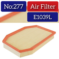 AIR Filter E1039L & 13717590597 & LX1741 Compatible With BMW 5 (F10) Tag.277