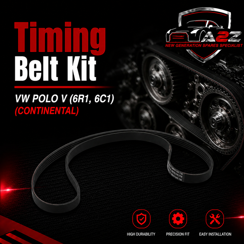 MULTI-RIB BELT KIT 6PK1693K1 Compatible With VW POLO V (6R1, 6C1) (CONTINENTAL)